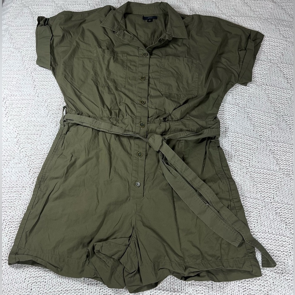 J. Crew Button-up Romper